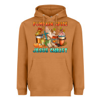 Meerkat pumpkin spice and jesus christ Heavyweight Hoodie - CowGirlArtShop