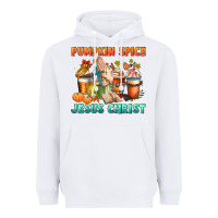 White pumpkin spice and jesus christ Heavyweight Hoodie - CowGirlArtShop