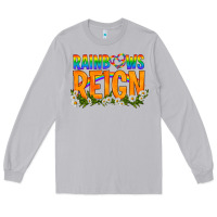 Moon Dust LGBTQ+ Rainbows Reign Long Sleeve Tee - BundleAndBundleShop