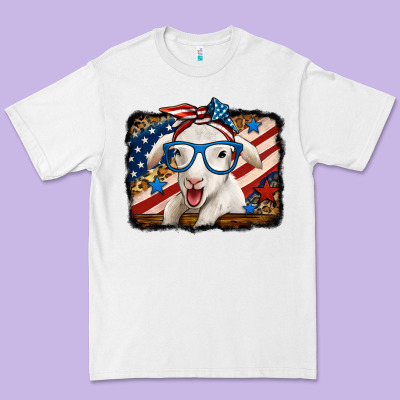 4th Of July Baby Sheep Premium Tee Designed By Jasminsmagicworld