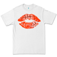 White basketball lips Premium Tee - AdoDesignShop