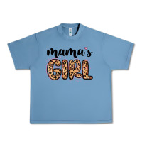 Pebble Blue mama s girl Urban Heavy Tee - MaliasSmallBusiness