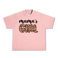 Salmon mama s girl Urban Heavy Tee - MaliasSmallBusiness