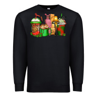 Black christmas movie coffee cups Premium Sweatshirt - CowGirlArtShop