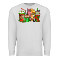 Dove Grey christmas movie coffee cups Premium Sweatshirt - CowGirlArtShop