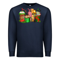 Navy christmas movie coffee cups Premium Sweatshirt - CowGirlArtShop