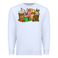 White christmas movie coffee cups Premium Sweatshirt - CowGirlArtShop