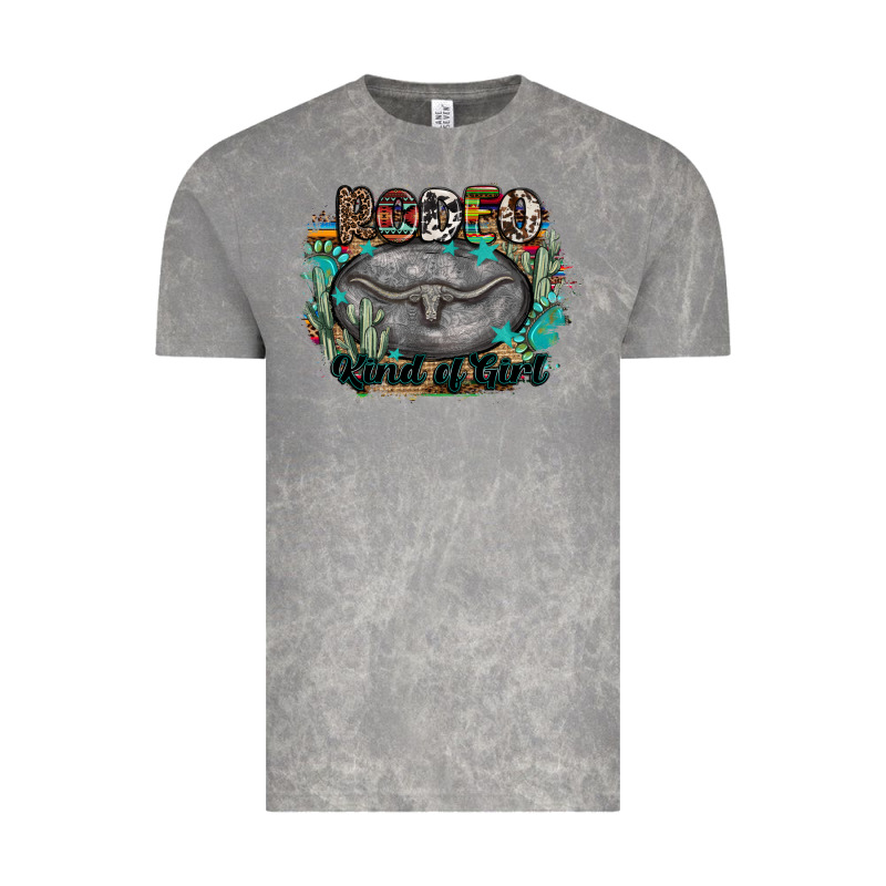 Rodeo Kind Of Girl Vintage Tee by MaliasSmallBusiness | Teevron