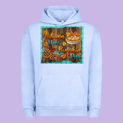 Autumn Skies Pumpkin Pies Tumbler Urban Hoodie Designed By Bundleandbundleshop