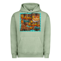 Pigment Oil Green autumn skies pumpkin pies tumbler Urban Hoodie - BundleAndBundleShop