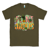 Army Green plantaholic Classic Tee - NancyCooperArtShop