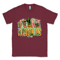 Burgundy plantaholic Classic Tee - NancyCooperArtShop