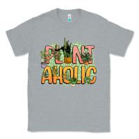 Heather Grey plantaholic Classic Tee - NancyCooperArtShop