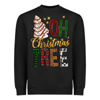 Black oh christmas tree bbs Heavyweight Sweatshirt - BundleAndBundleShop