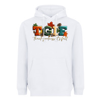 White tgif thank goodness its fall Heavyweight Hoodie - CowGirlArtShop