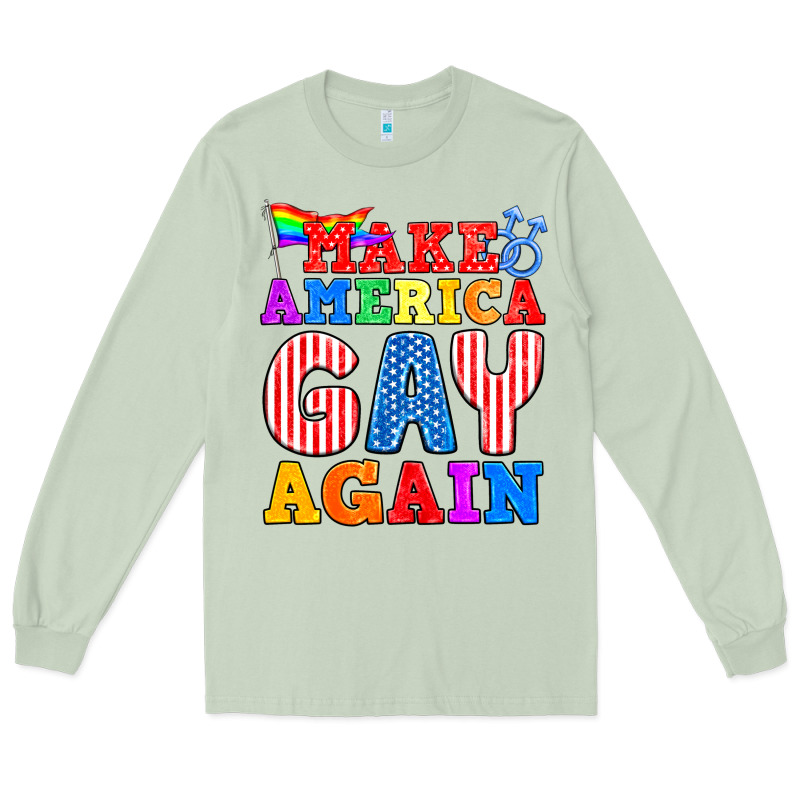 Make America Gay Again Long Sleeve Tee by BundleAndBundleShop | Teevron