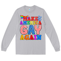 Moon Dust Make America Gay Again Long Sleeve Tee - BundleAndBundleShop