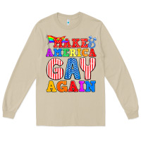 Mushroom Make America Gay Again Long Sleeve Tee - BundleAndBundleShop