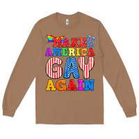 Toasted Coconut Make America Gay Again Long Sleeve Tee - BundleAndBundleShop
