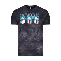 Cloud Black snowman winter Vintage Tee - JahusDesignShop