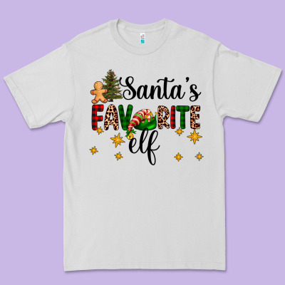 Santa's Favorite Elf Premium Tee Designed By Adodesignshop
