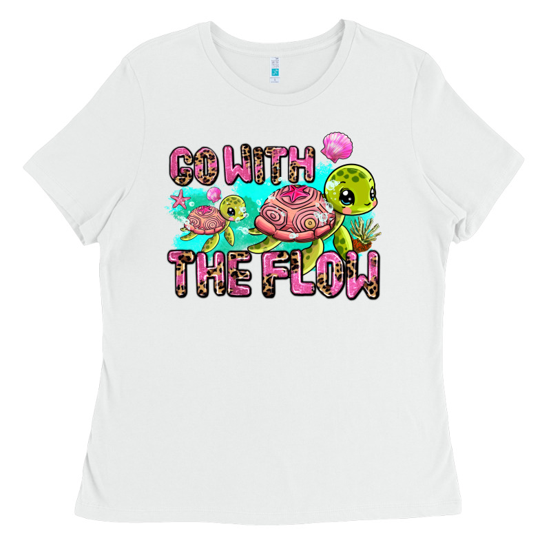 Go With The Flow Ladies Tee by AdoDesignShop | Teevron