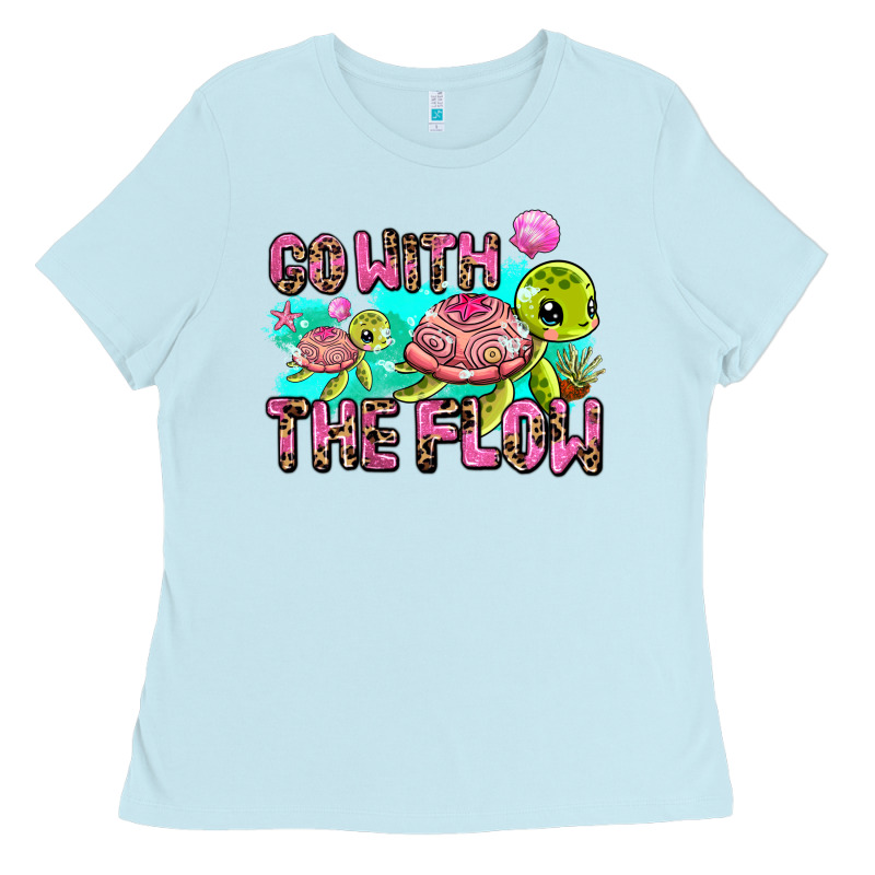 Go With The Flow Ladies Tee by AdoDesignShop | Teevron