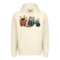 Sandshell thanksgiving tractor Premium Hoodie - CowGirlArtShop