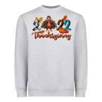 Heather Grey 2022 thanksgiving bbs Heavyweight Sweatshirt - BundleAndBundleShop