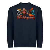 Navy 2022 thanksgiving bbs Heavyweight Sweatshirt - BundleAndBundleShop