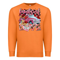 Loads Of Love Valentine's Day Truck Premium Sweatshirt | Teevron