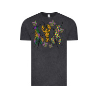 Vintage Black mardi gras crawfish Vintage Tee - MaliasSmallBusiness