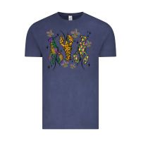 Vintage Denim mardi gras crawfish Vintage Tee - MaliasSmallBusiness