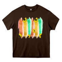 Chocolate Brown Western Color Farm Life Brush Strokes Heavy Core Tee - Bettercallsaul