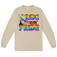 Mushroom Western LGBTQ+ Ride With Pride Long Sleeve Tee - BundleAndBundleShop