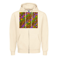 Sandshell Mardi Gras Zipper Hoodie - NancyCooperArtShop