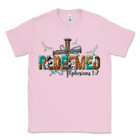 Bubblegum Pink redeemed ephesians 1 7 Classic Tee - NancyCooperArtShop