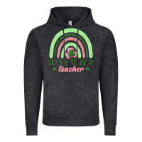 Lucky To Be A Teacher Vintage Hoodie | Teevron