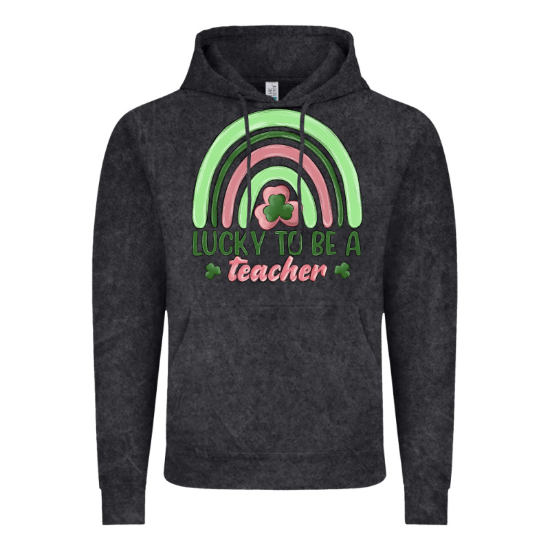 Lucky To Be A Teacher Vintage Hoodie by MaliasSmallBusiness | Teevron