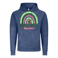 Vintage Denim lucky to be a teacher Vintage Hoodie - MaliasSmallBusiness