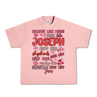 Salmon believe like mary trust like joseph valentine s da Urban Heavy Tee - MaliasSmallBusiness