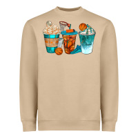 Basketball Coffee Cups Bbs Heavyweight Sweatshirt | Teevron