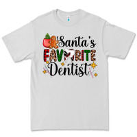 Dove Grey santa's favorite dentist Premium Tee - AdoDesignShop