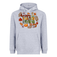 Heather Grey happy thanksgiving day Heavyweight Hoodie - CowGirlArtShop