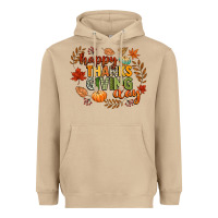 Mushroom happy thanksgiving day Heavyweight Hoodie - CowGirlArtShop