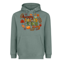 Sage happy thanksgiving day Heavyweight Hoodie - CowGirlArtShop