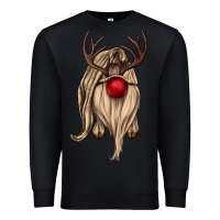 Black deer gnome Premium Sweatshirt - CowGirlArtShop