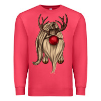 Cardinal deer gnome Premium Sweatshirt - CowGirlArtShop