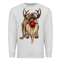Dove Grey deer gnome Premium Sweatshirt - CowGirlArtShop
