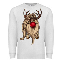 Oatmeal Heather deer gnome Premium Sweatshirt - CowGirlArtShop